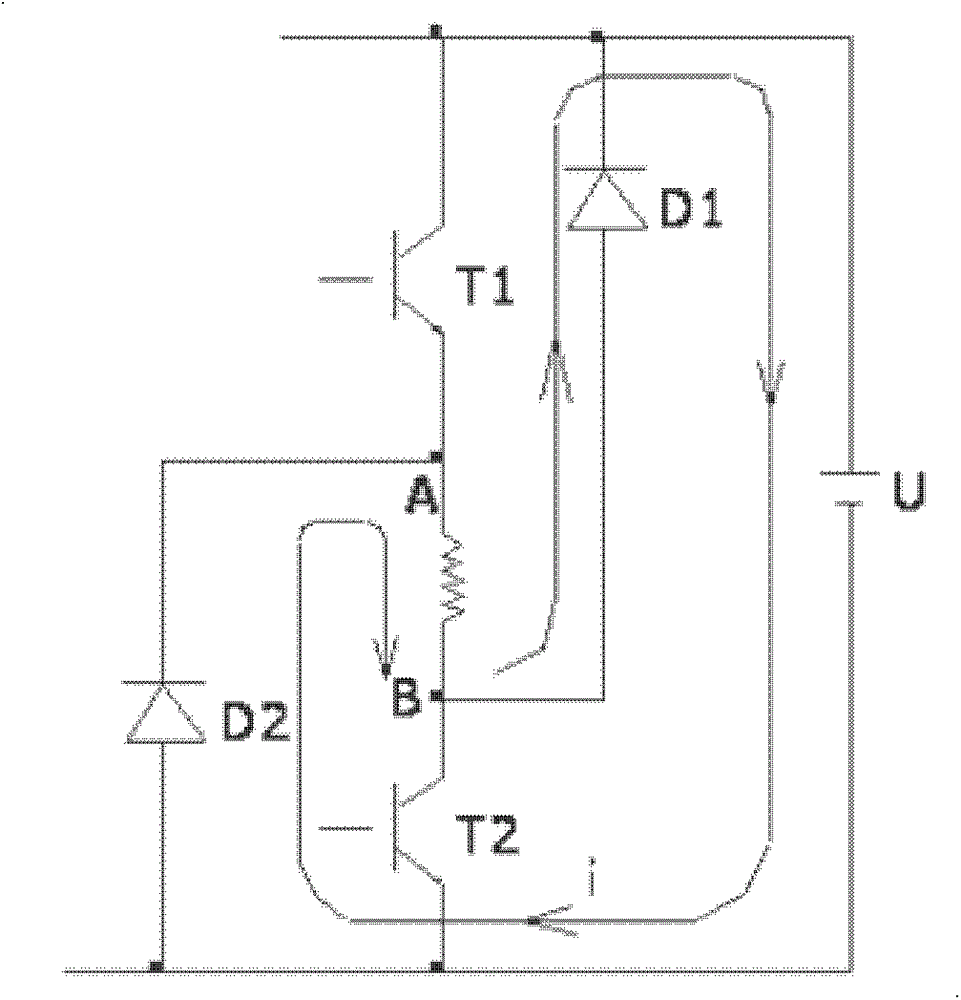A motor and its flyback control method and energy circulation control method