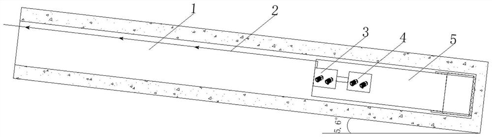 Water control system and method for open-type TBM construction of extra-long inclined shaft of coal mine