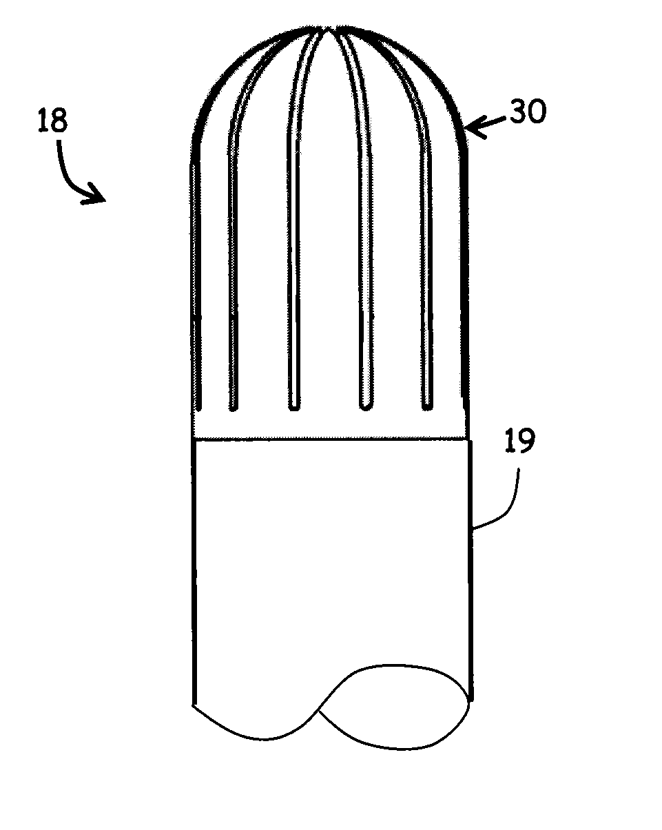 Irrigated finned ablation head