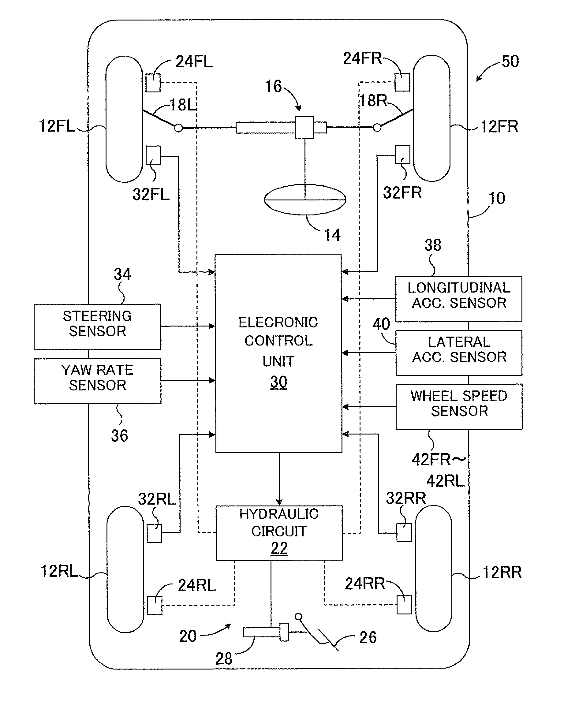 Device for estimating turning characteristic of vehicle