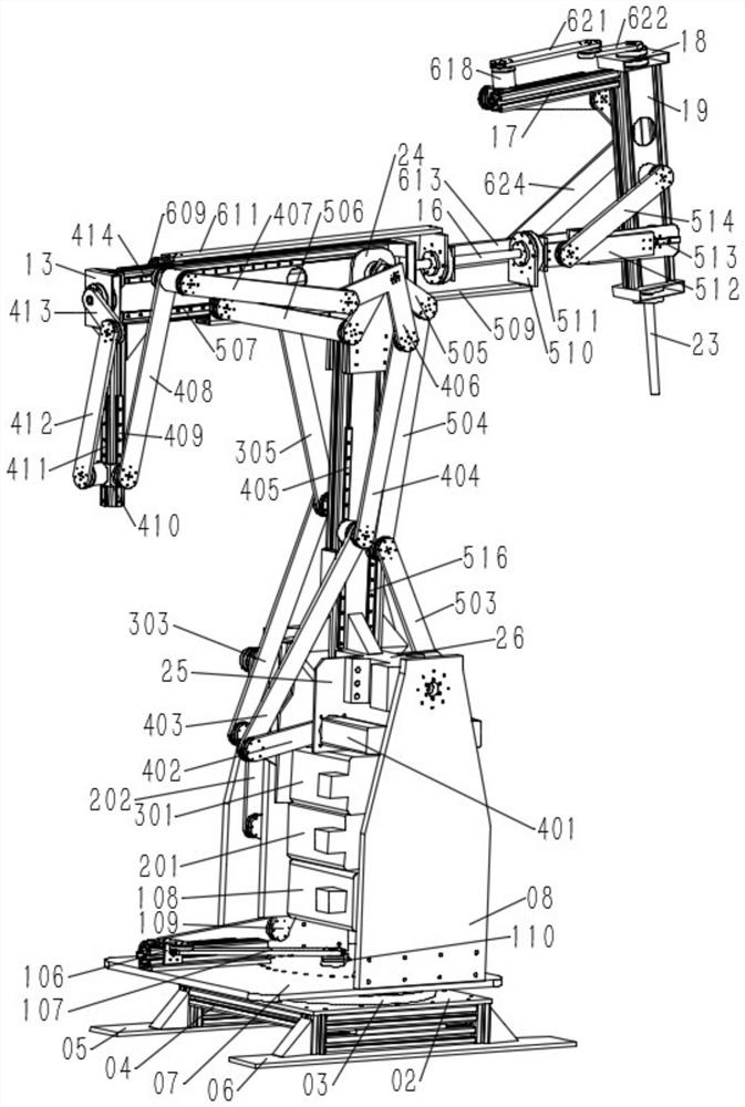 A six-degree-of-freedom controllable parasitic mechanism welding robot