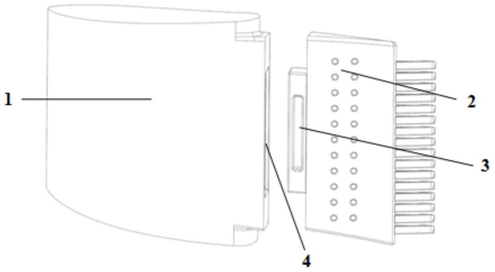 Method for forming inner cavity of high-temperature alloy hollow guide vane