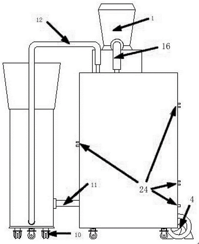 A biodegradable garbage disposer and its method for producing bacterial protein