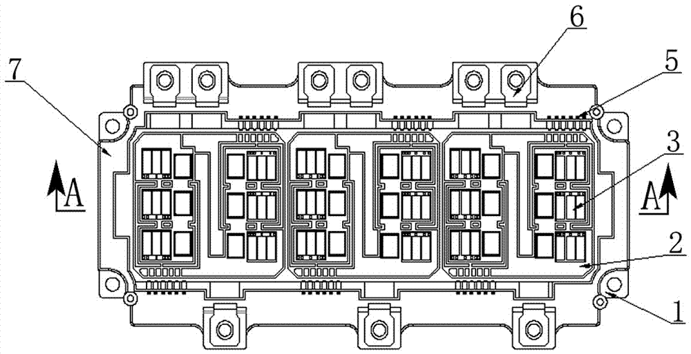 Power module integrated with water-cooled radiator