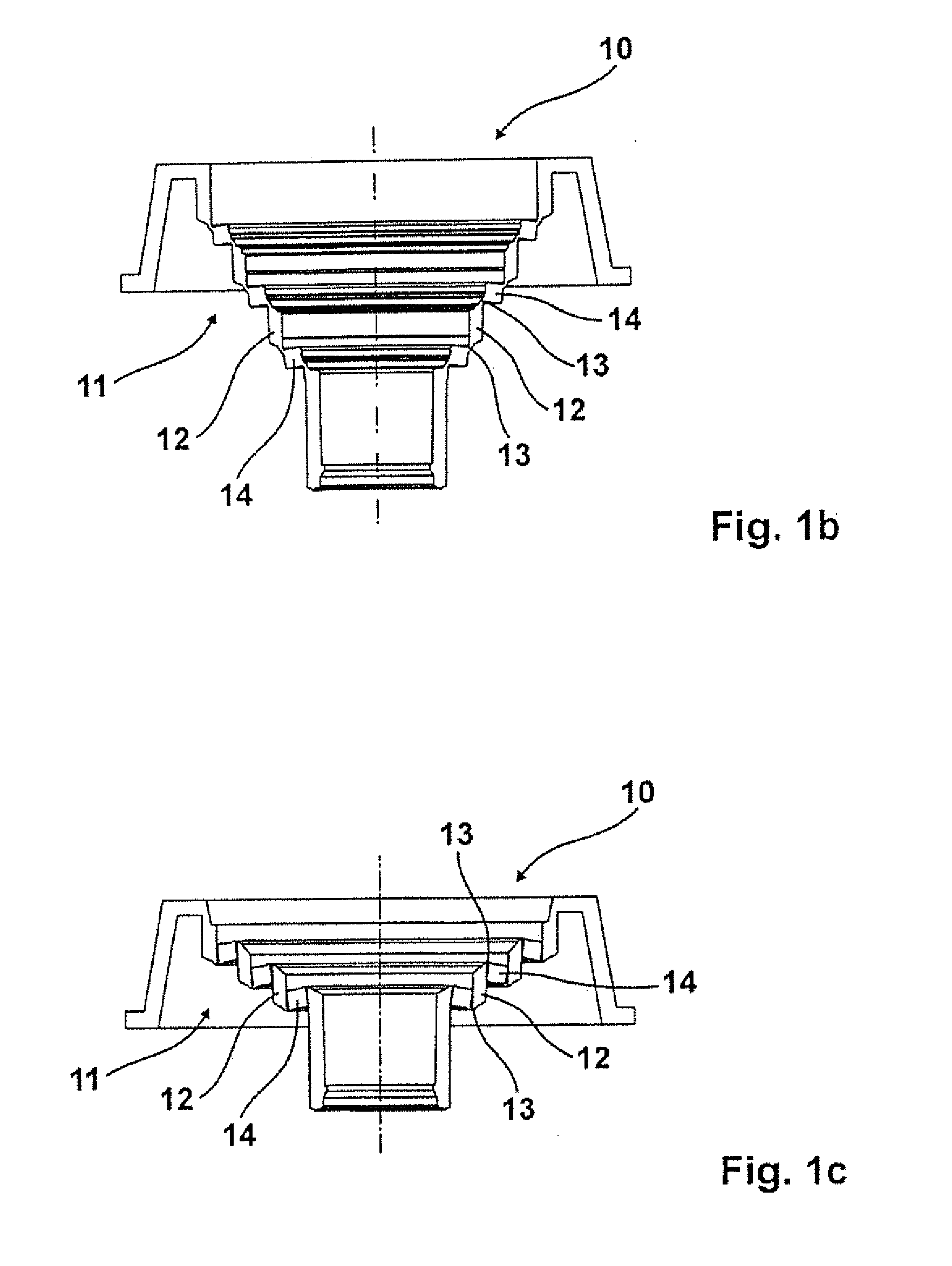 Pump device for a container for liquid, pasty or foamable cleansing and skin care preparations