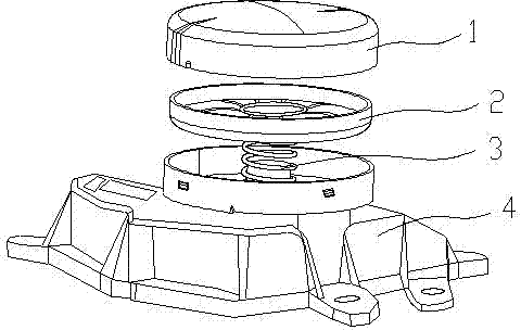 Plastic oil and gas separator with labyrinth type and screw type combined