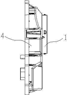 Plastic oil and gas separator with labyrinth type and screw type combined