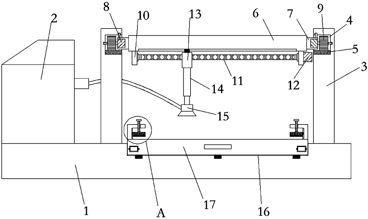 Flocking gluing machine