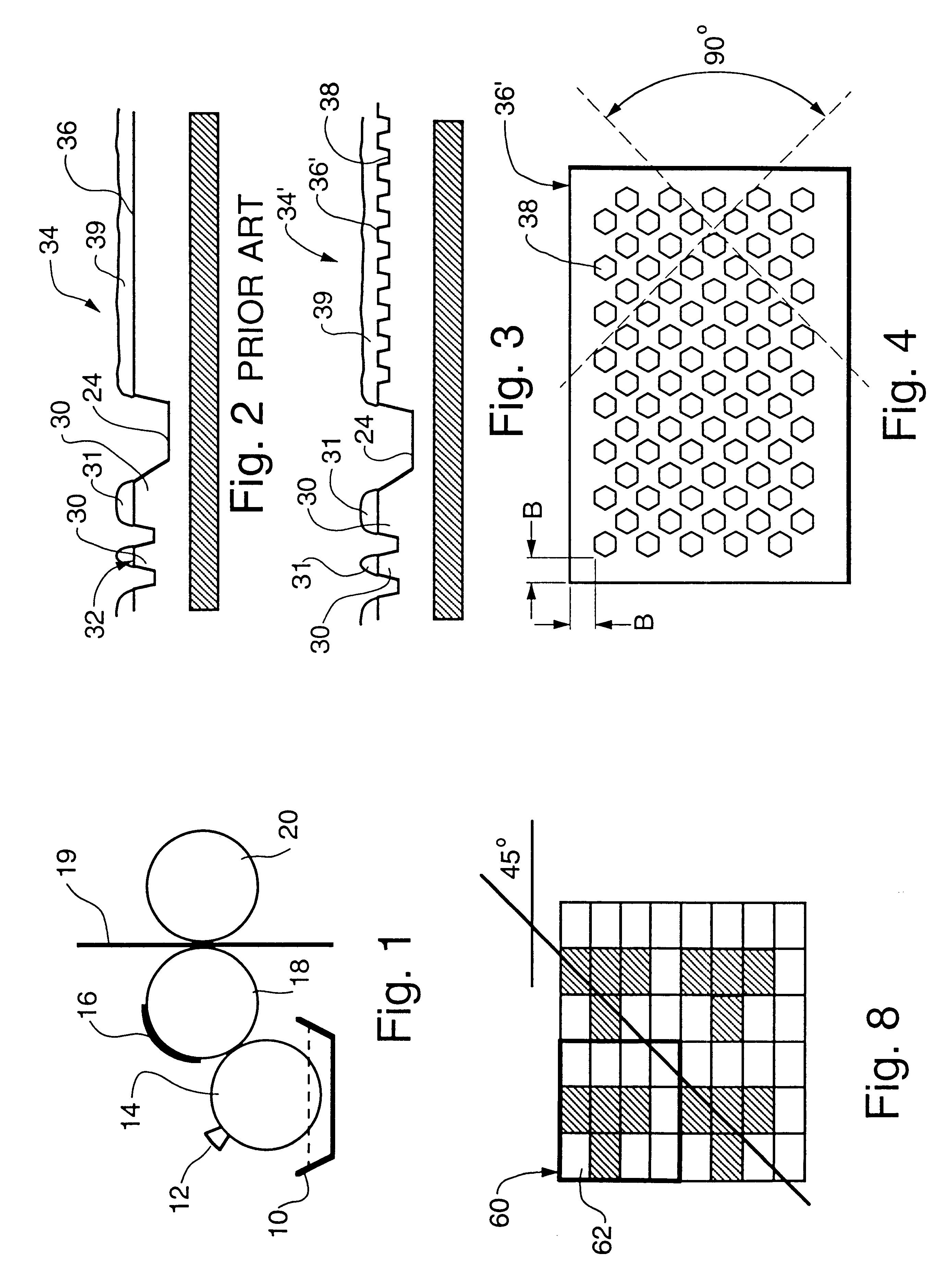 Screened film intermediate for use with flexographic printing plate having improved solids rendition