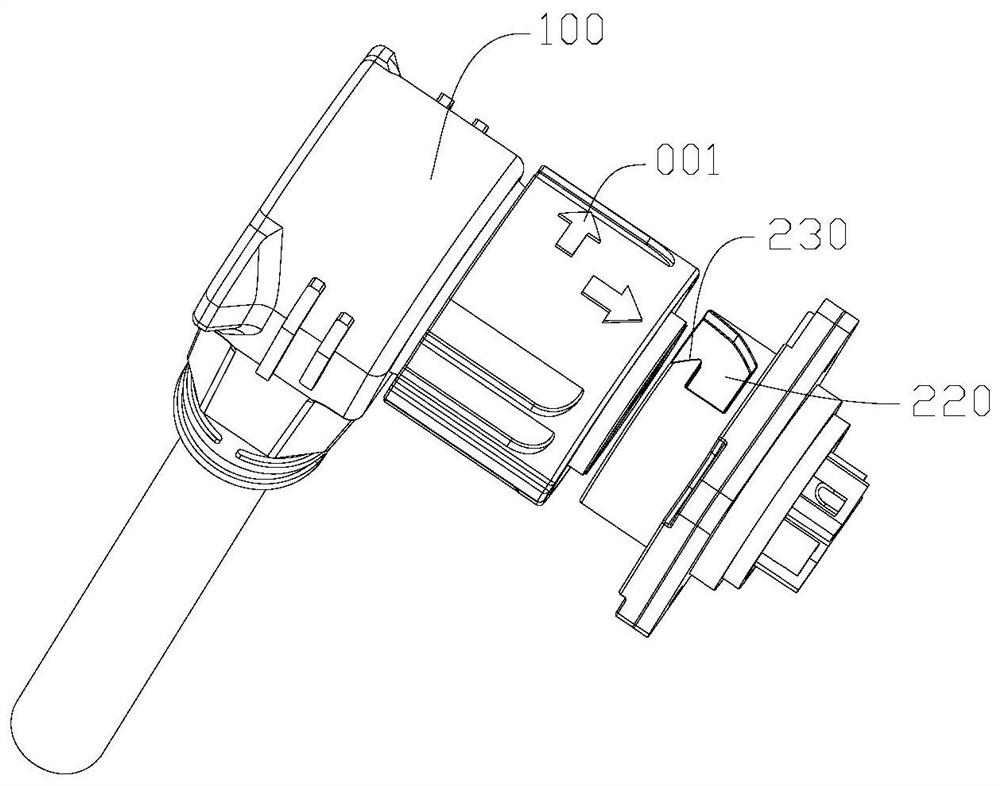 Charging and discharging waterproof connector