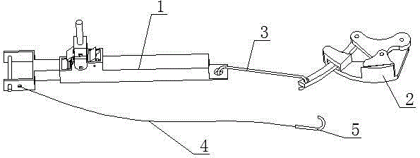 Portable line tightening device