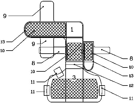 Shoulder joint abduction fixation orthotic device