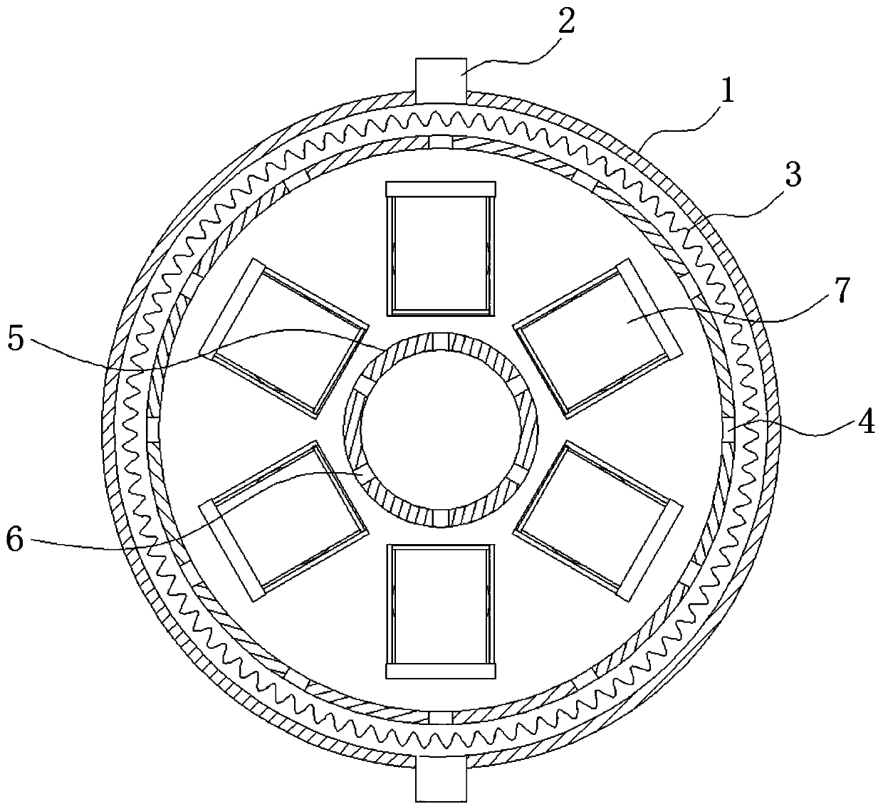 Efficient laver drying device based on gas flow velocity negative pressure