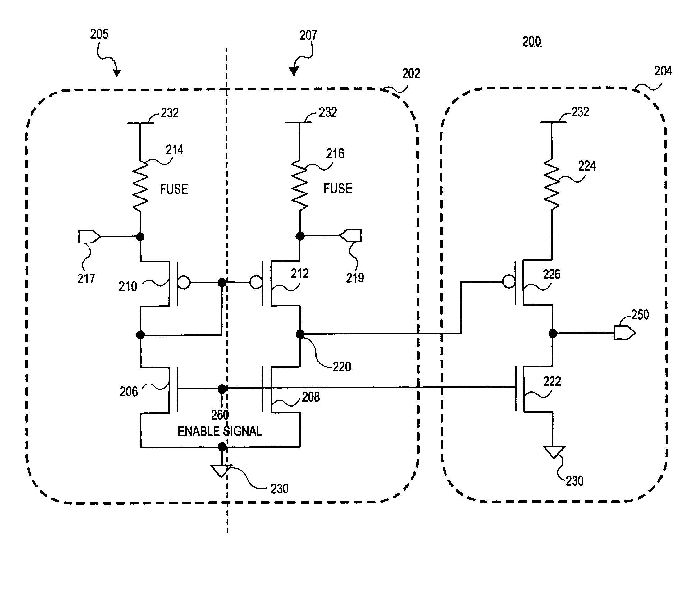 Fuse sense circuit