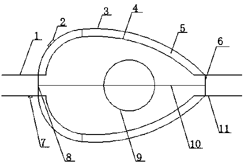 Temperature and pressure balance device applied to natural gas pressure energy power generation process