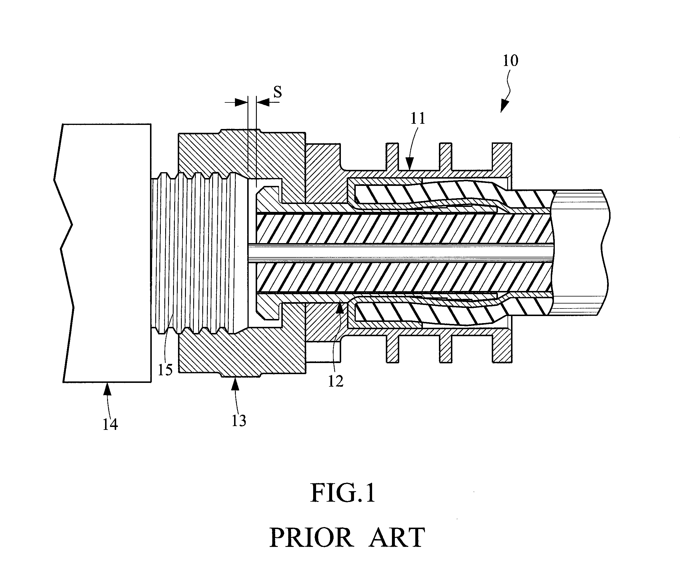 Coaxial cable connector