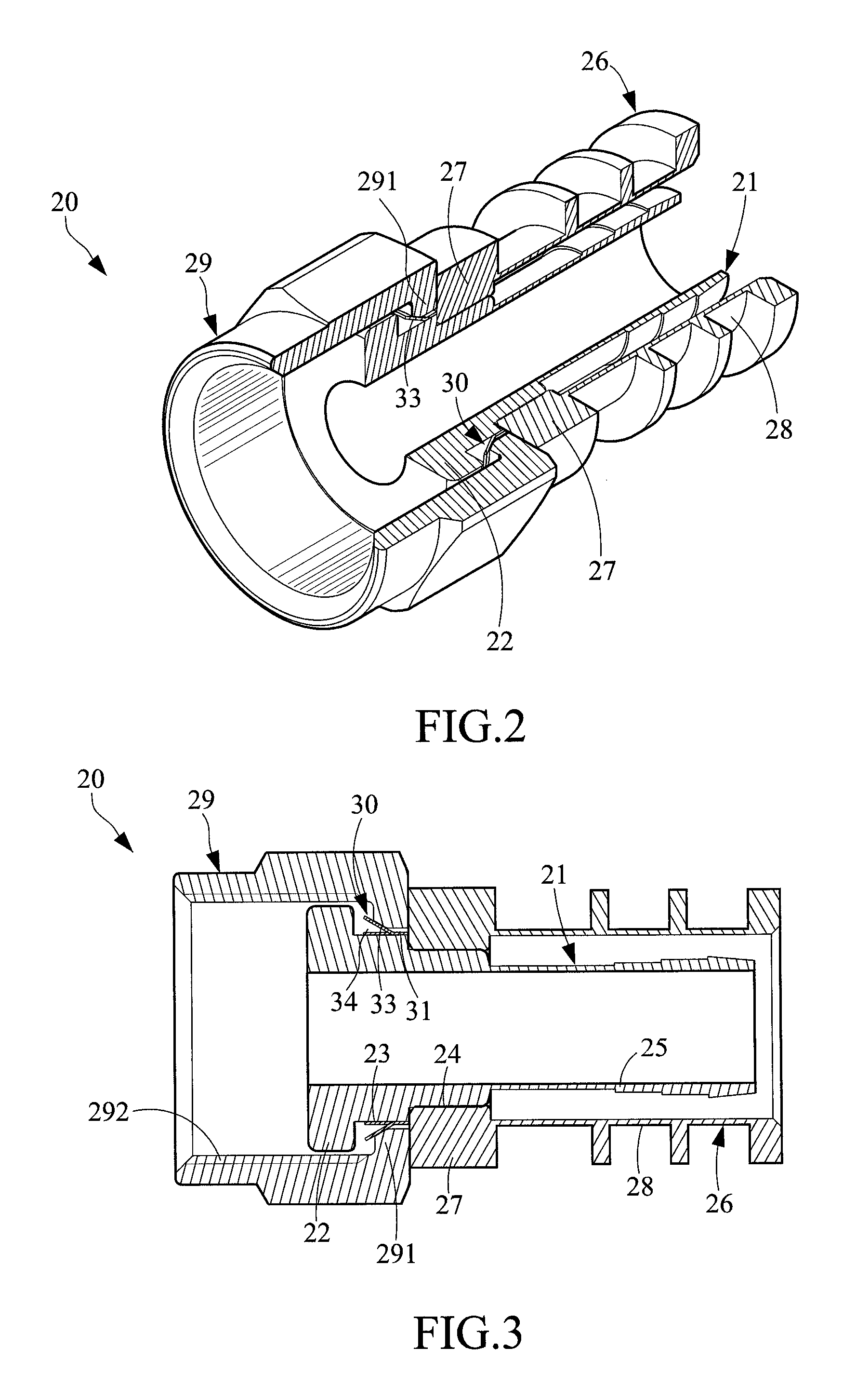 Coaxial cable connector