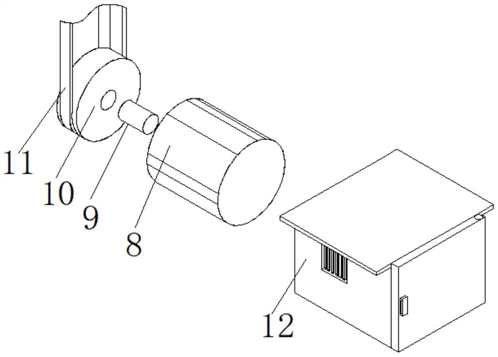 Waterproof fastening device for highway bridge construction