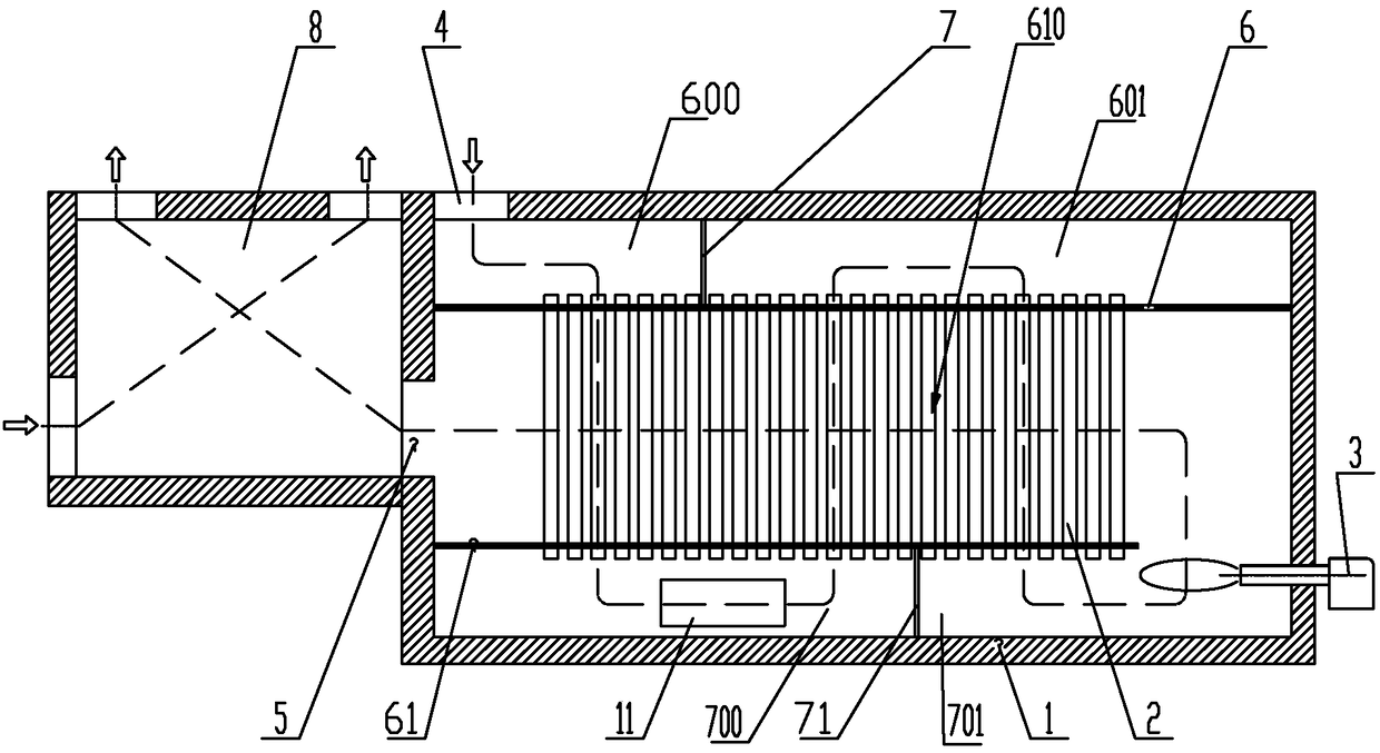 Waste gas incineration device