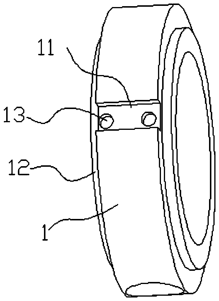 Single-circulation ball nut body capable of being spliced