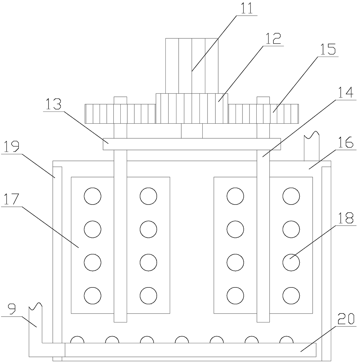 Ventilation device with heating and air purifying functions