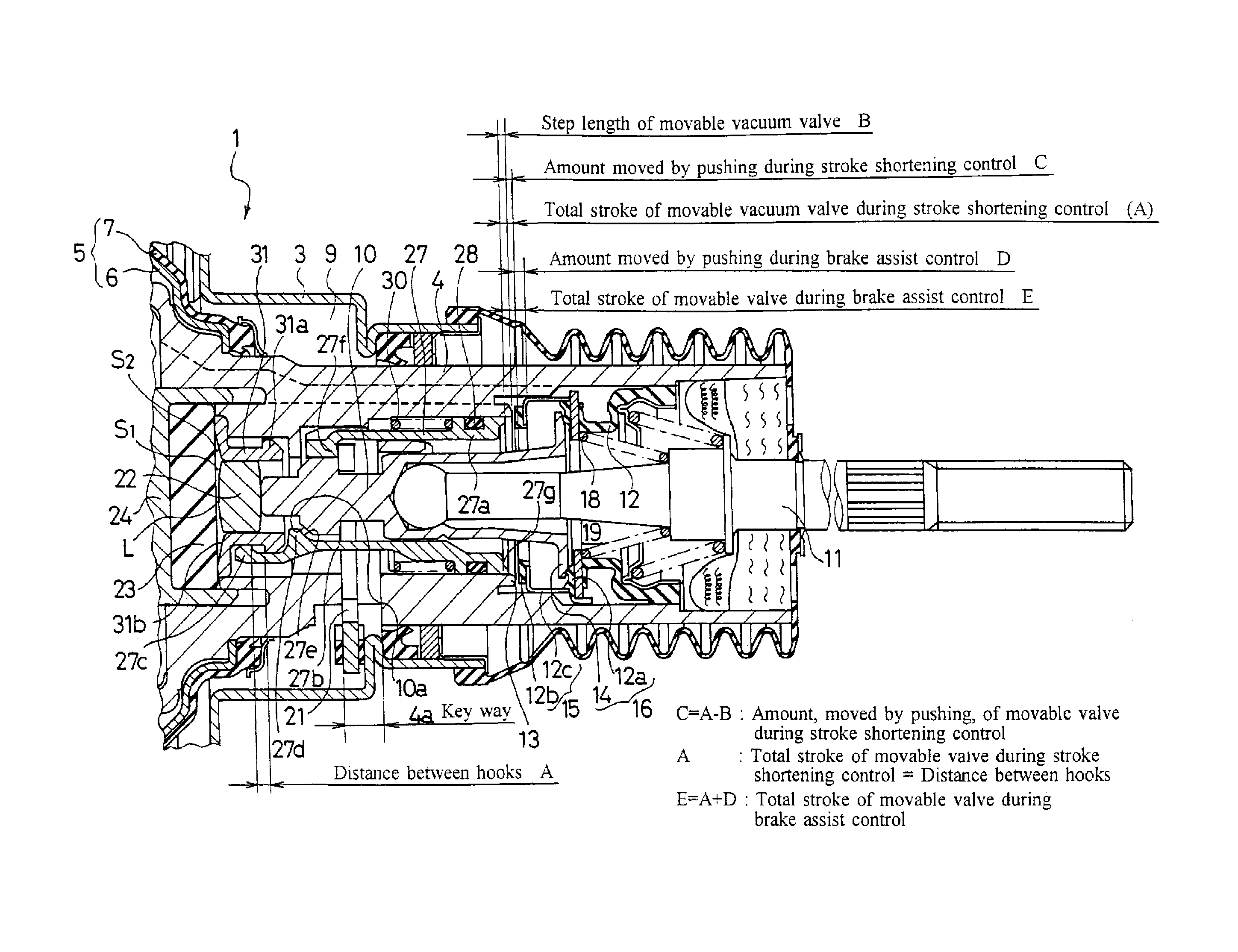 Negative pressure boosting device