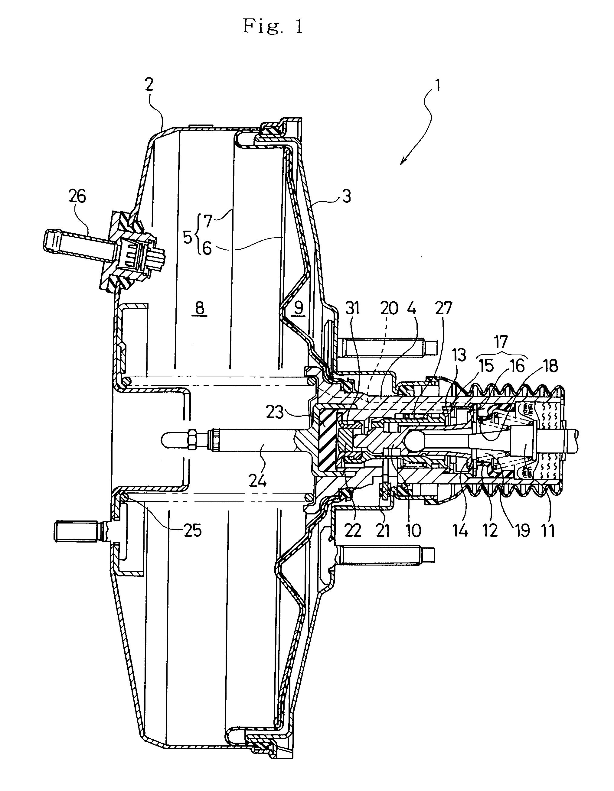 Negative pressure boosting device