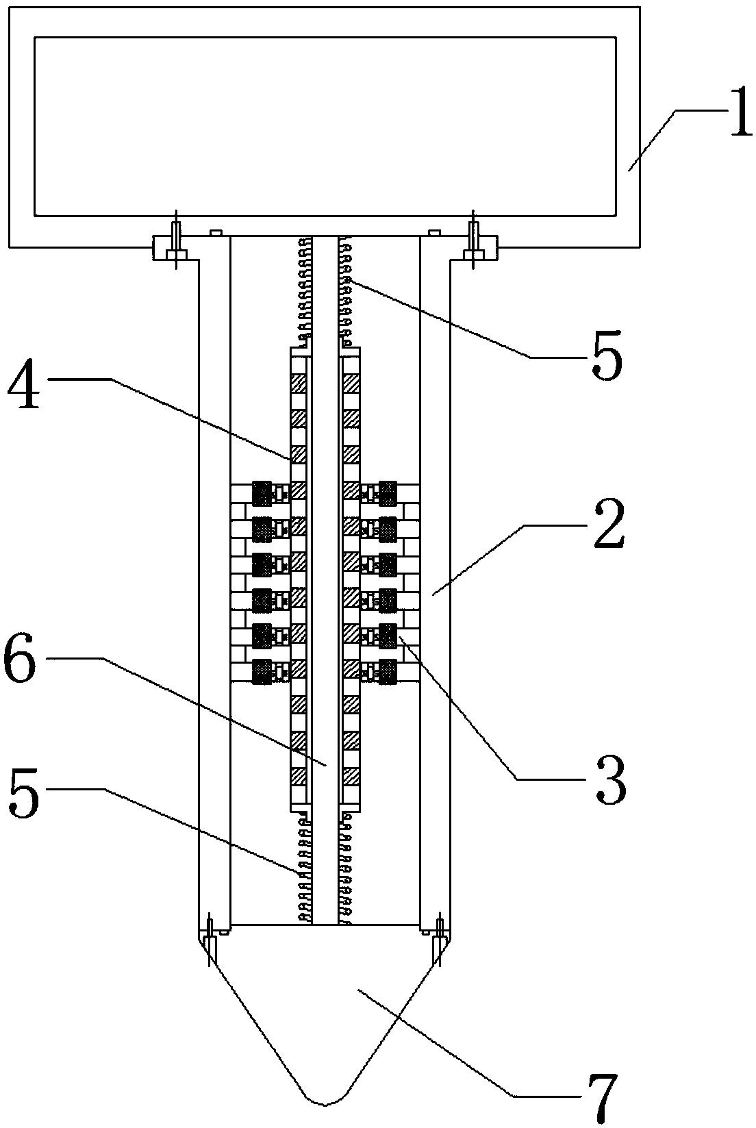 A wave energy generating device