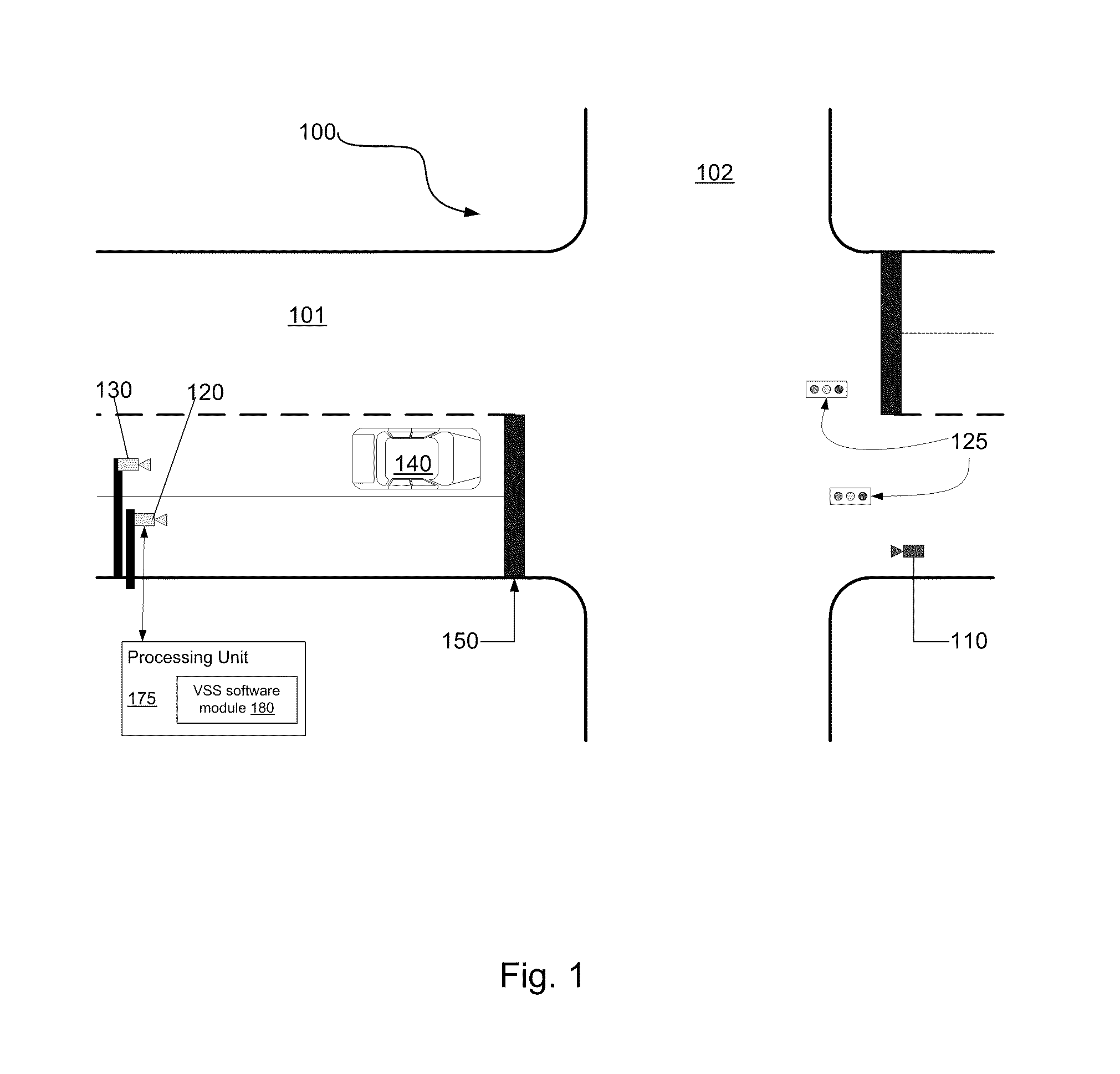 System and method for video signal sensing using traffic enforcement cameras