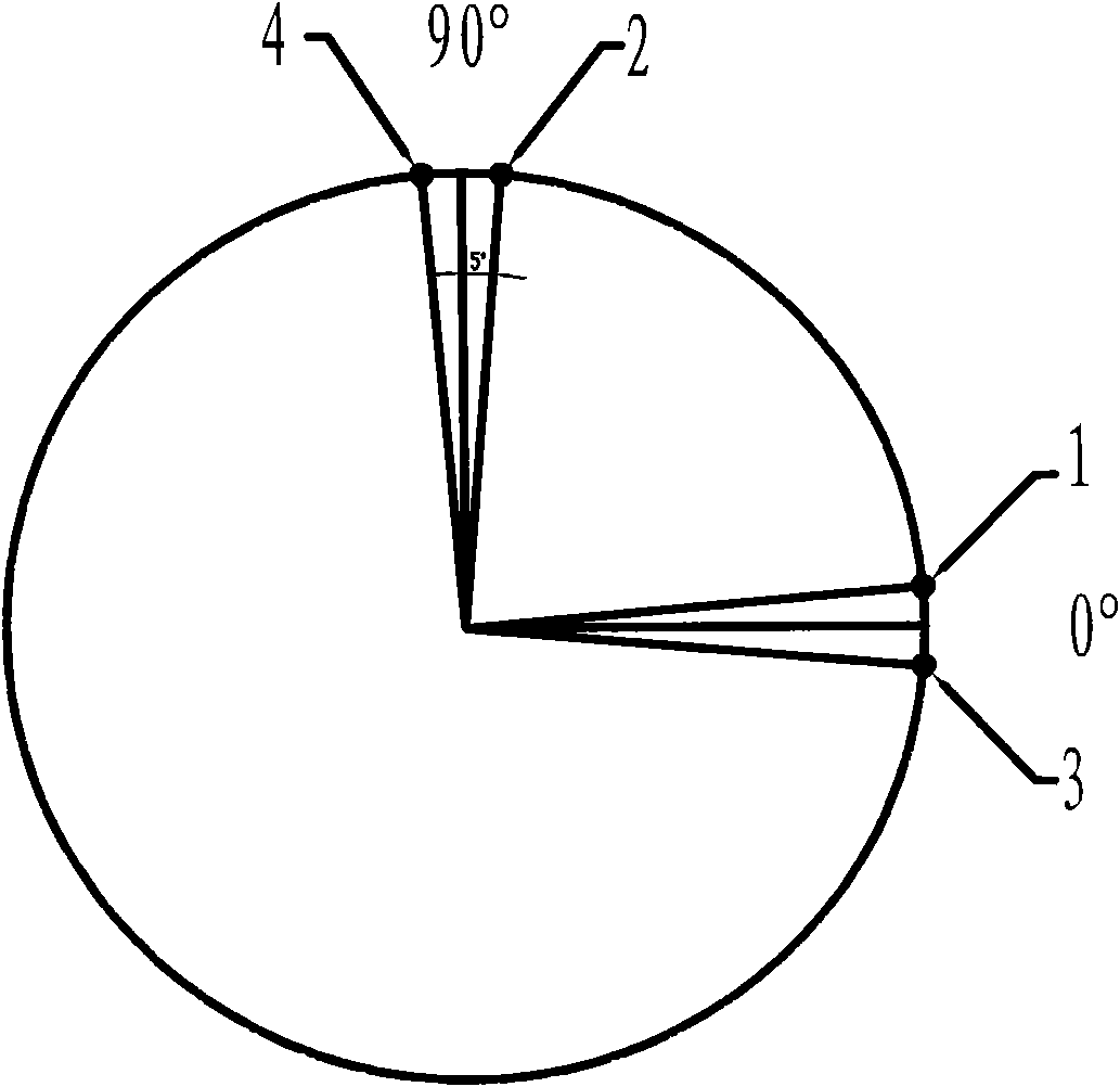 Pitch angle detecting device of variable-pitch variable-speed wind generating set