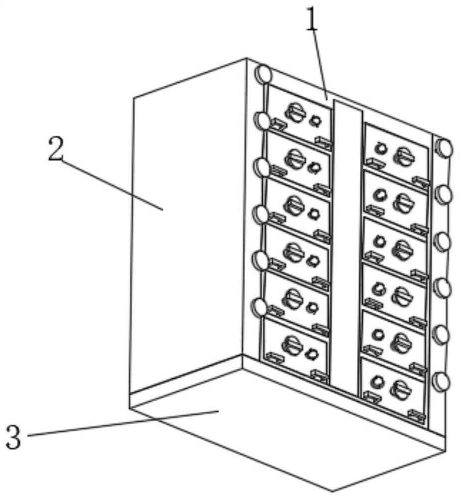 Drawer mechanical interlocking mechanism for low-voltage power distribution cabinet