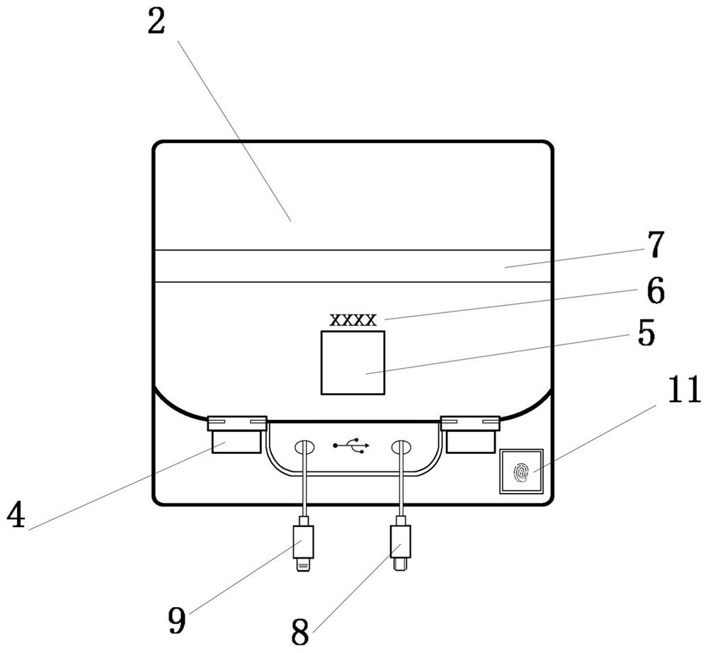 Vehicle-mounted portable storage charging carrier mini convenience store and control system thereof