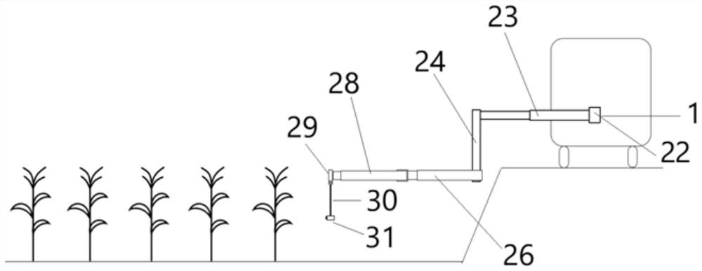 Vehicle-mounted movable field disease and pest situation automatic investigation system