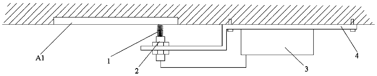 On-line detection method and system for foundation stability of tunnel suspended fan based on pressure measurement displacement