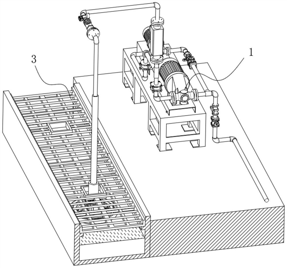 Foundation pit drainage device and using method thereof