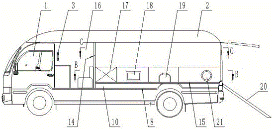 Car service and maintenance service vehicle