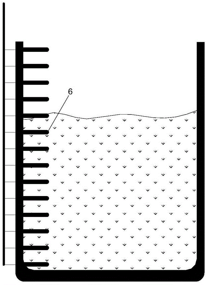 Non-contact liquid level detection device and non-contact liquid level detection method