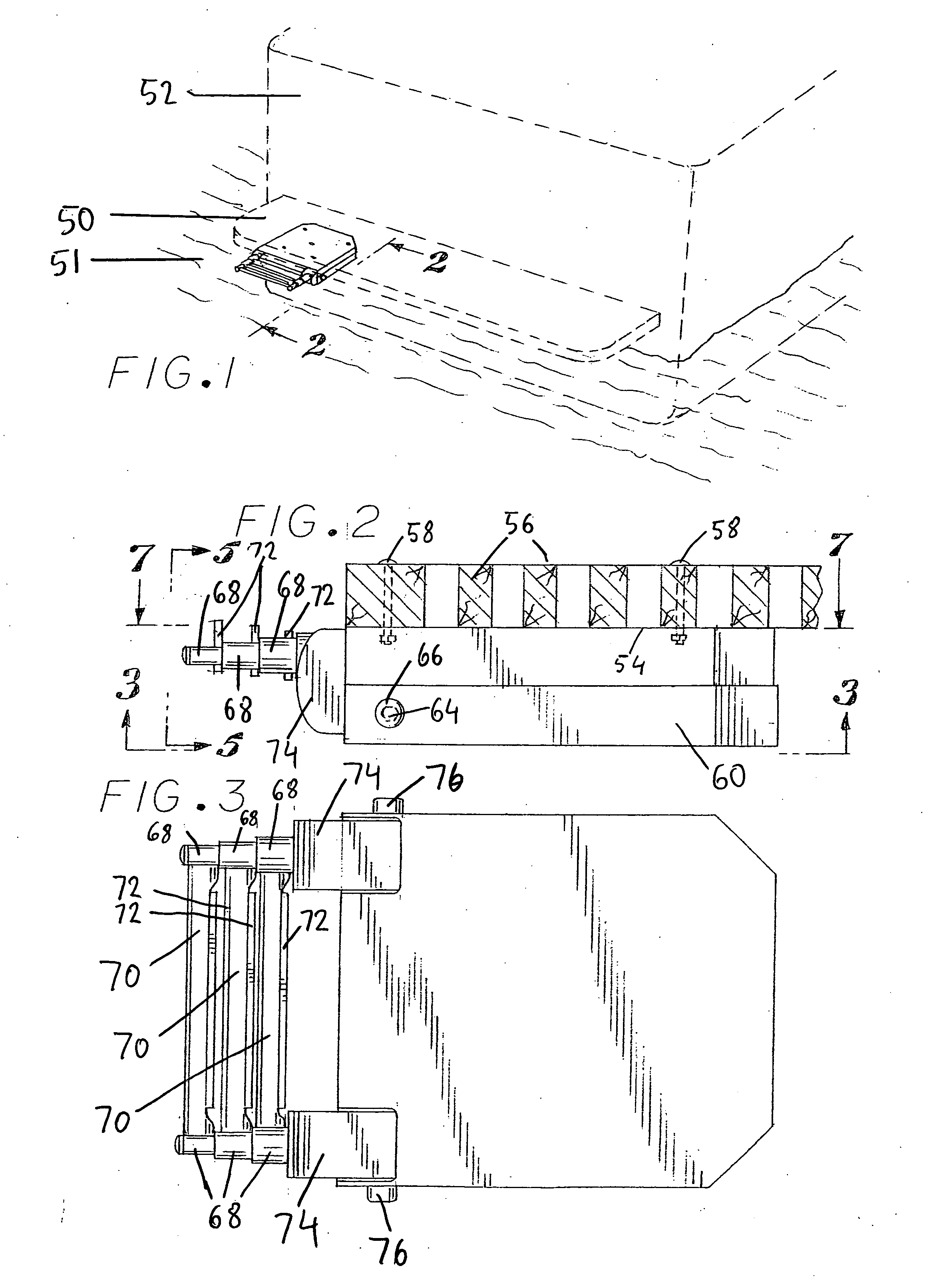 Self-retracting lockable step-assembly for boats