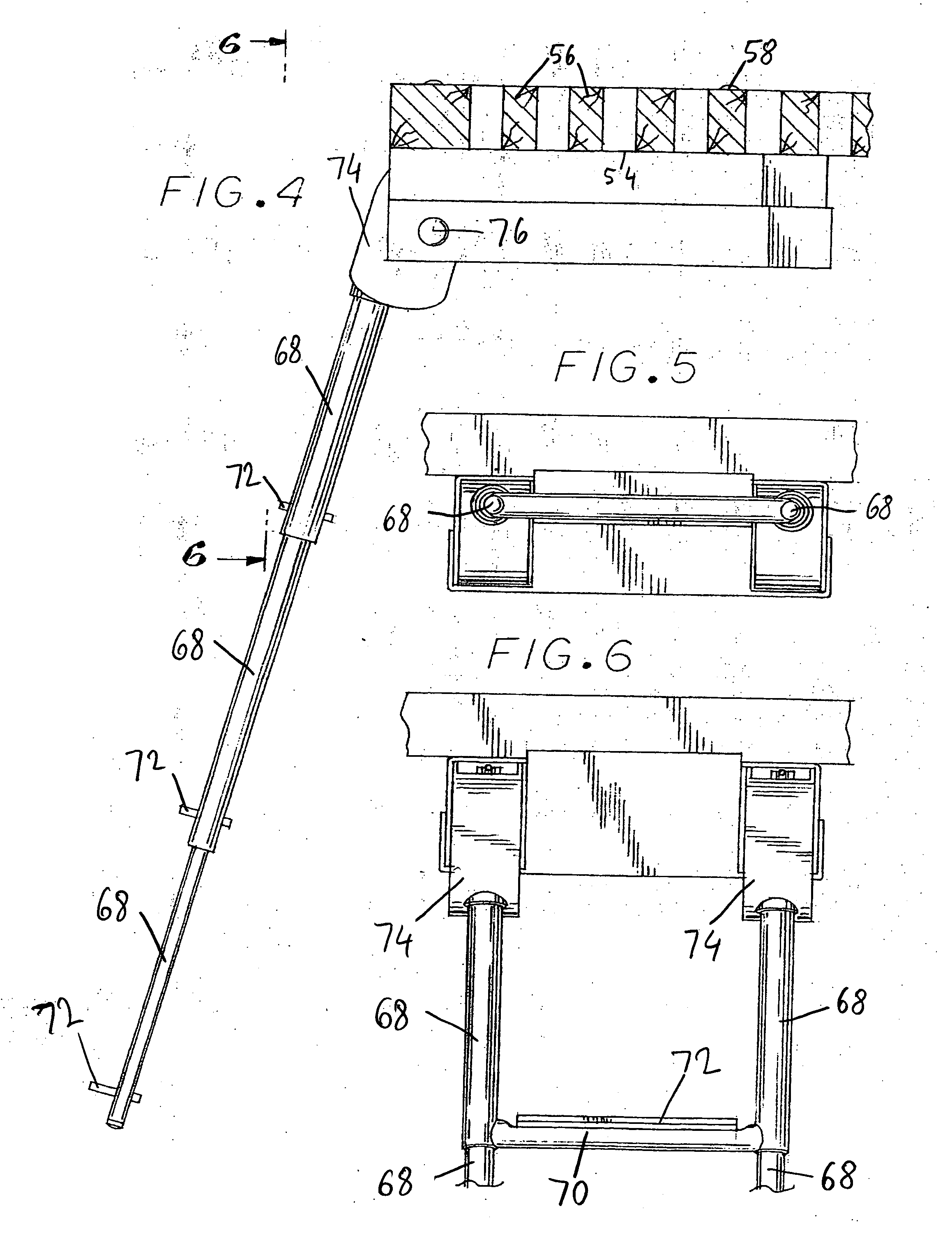 Self-retracting lockable step-assembly for boats