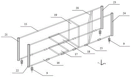 Visual experimental device for simulating proppant migration in complex fracture network