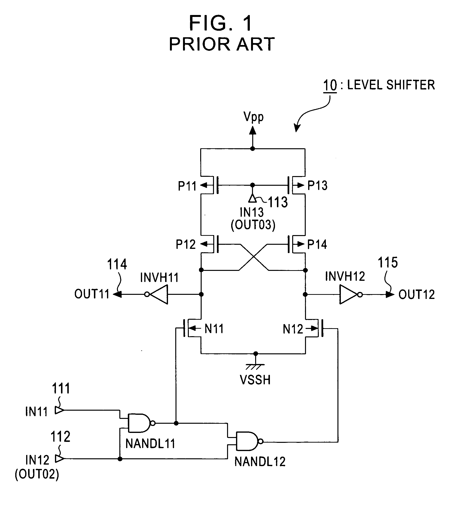 Signal generator circuit and level shifter with signal generator circuit