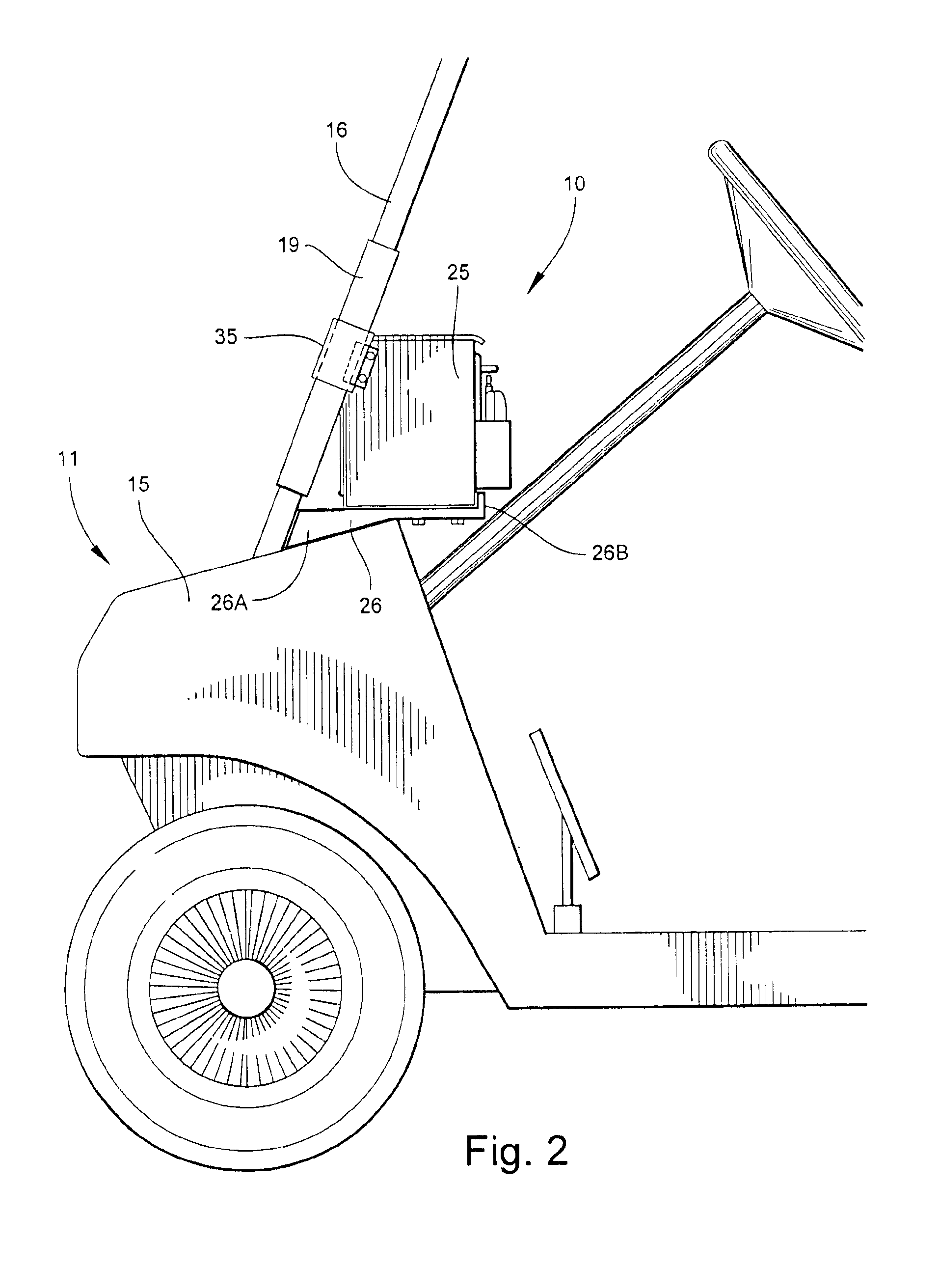 Dash box for a recreation vehicle