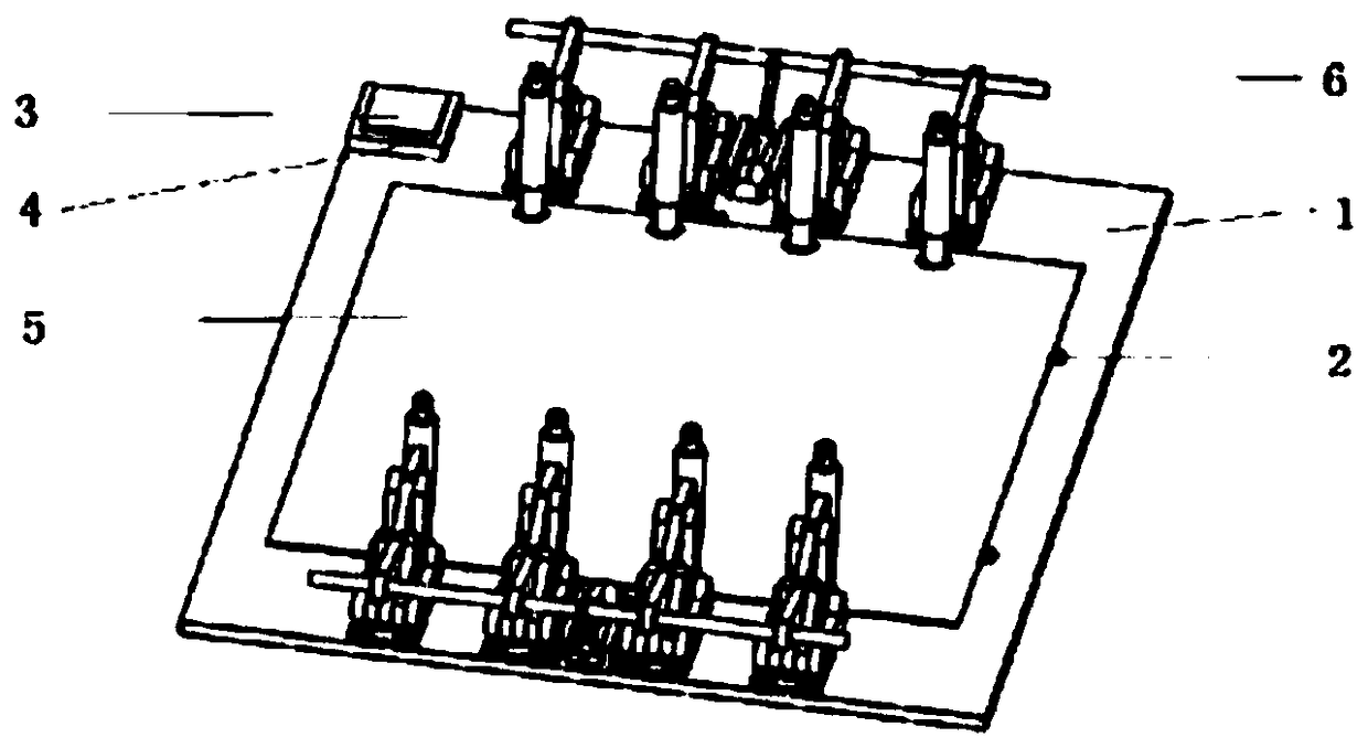 High-precision silicon carbide lens rapid clamping device for polishing