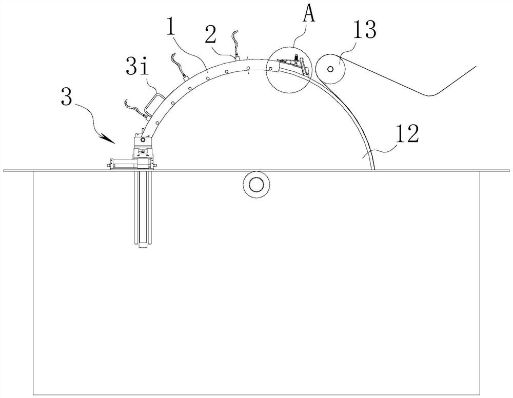 A dedicated online anti-oxidation device for cathode rollers