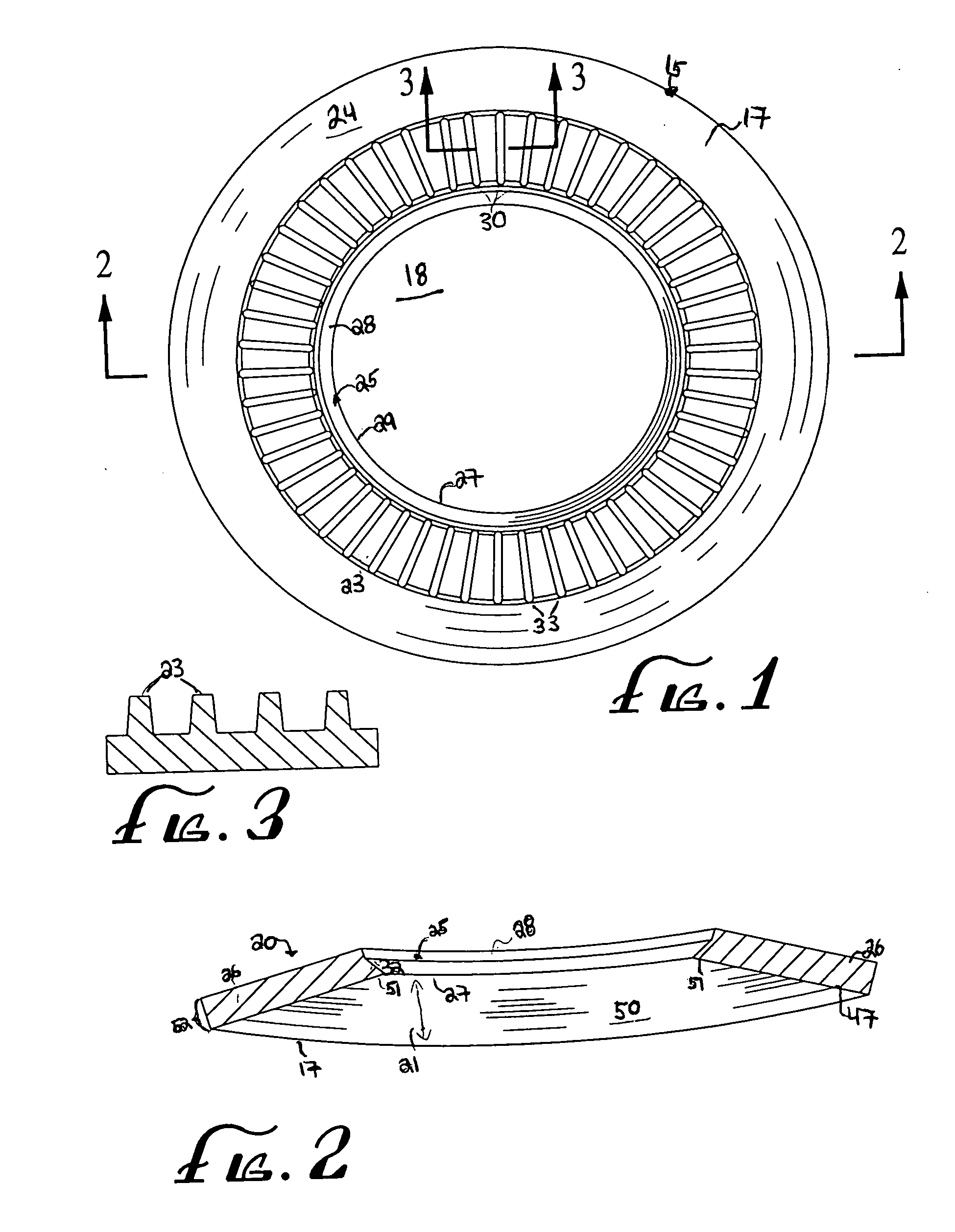 Washer with crush zone