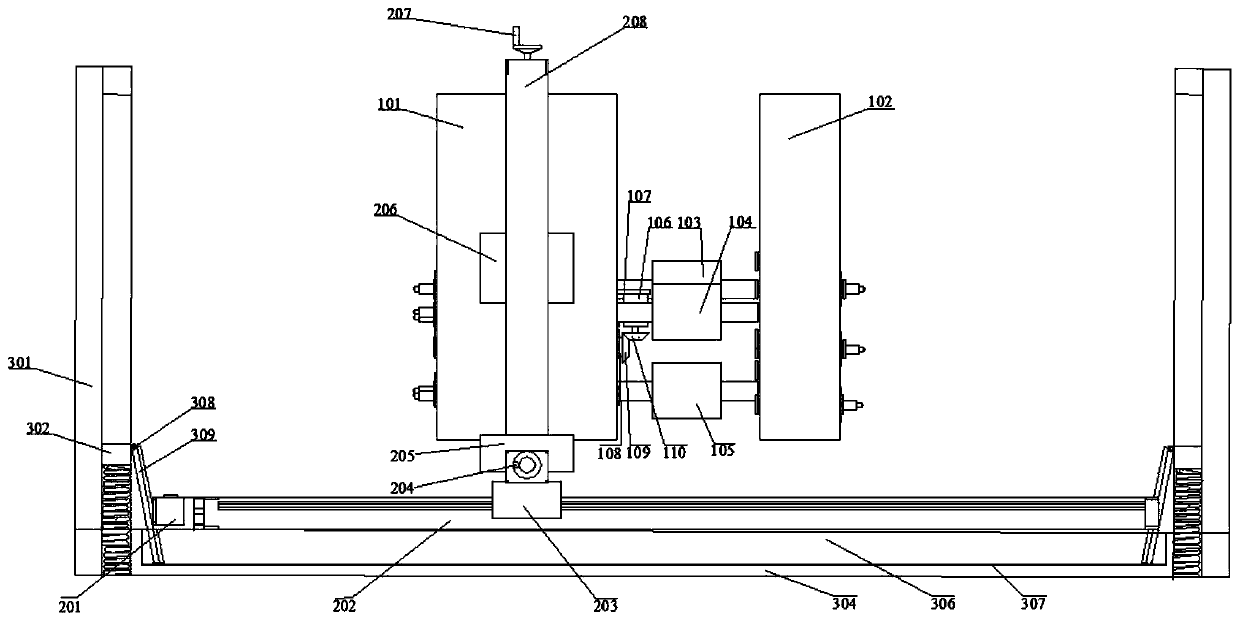 High-efficiency automatic disassembling device for mobile phone fixing screw