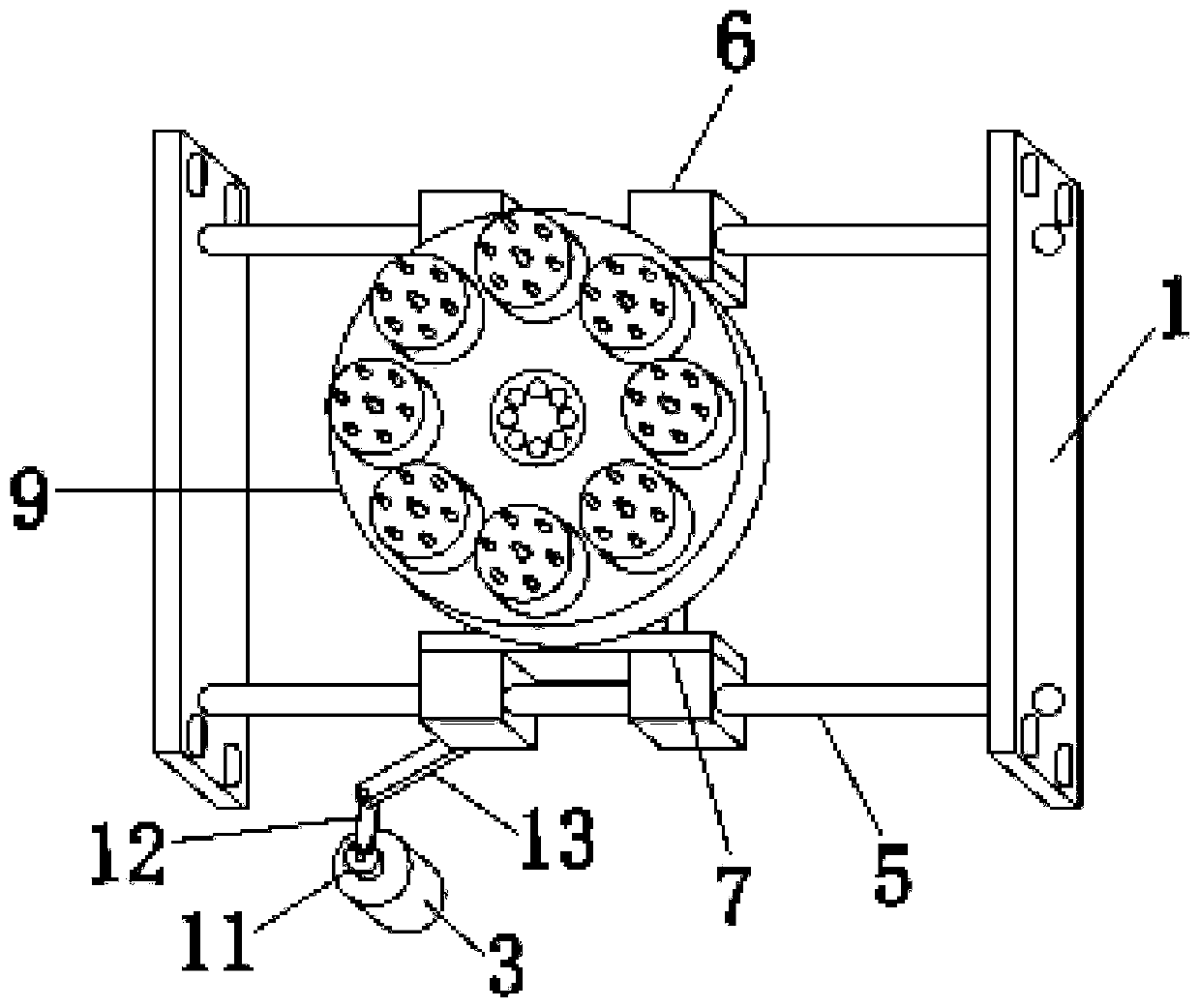 Magnetic polishing assembly