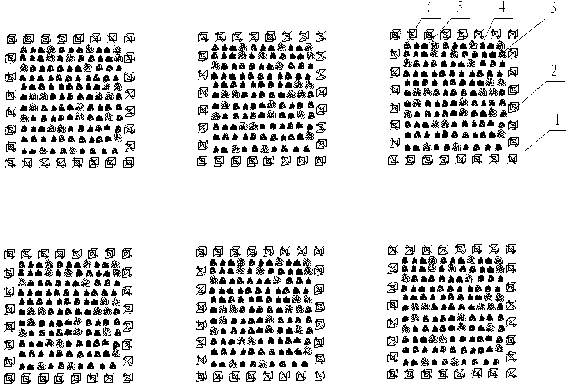 Fish reef structure group