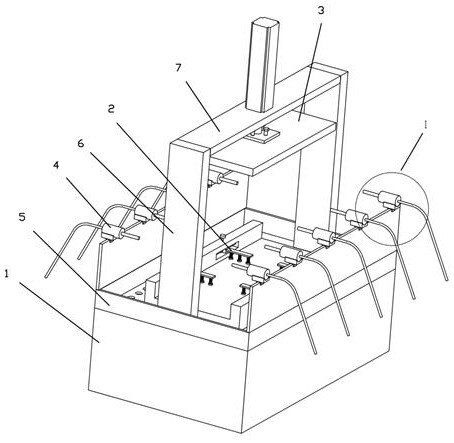 Automatic sand mold casting device