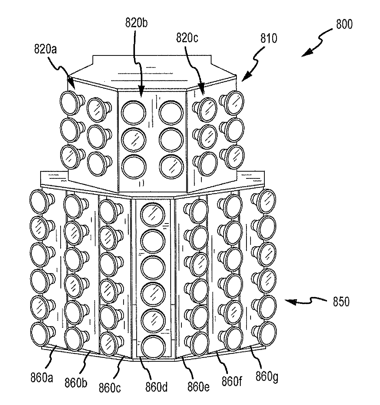 Angled LED Light Module